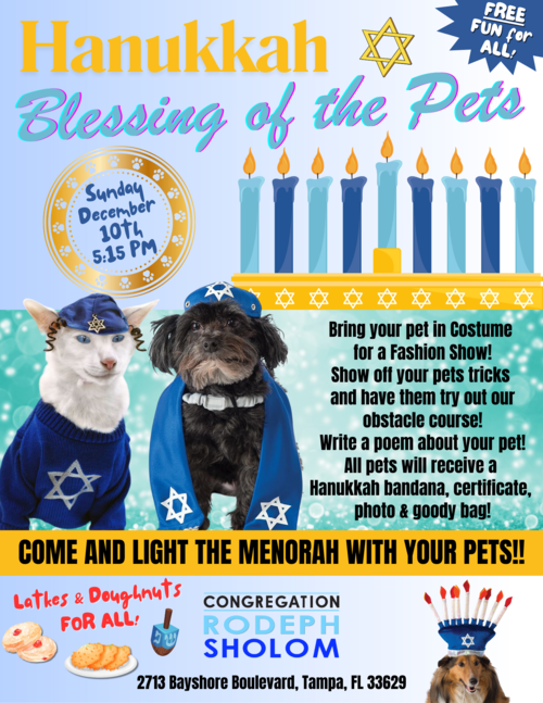 Banner Image for Blessing of the Pets Hanukkah Edition