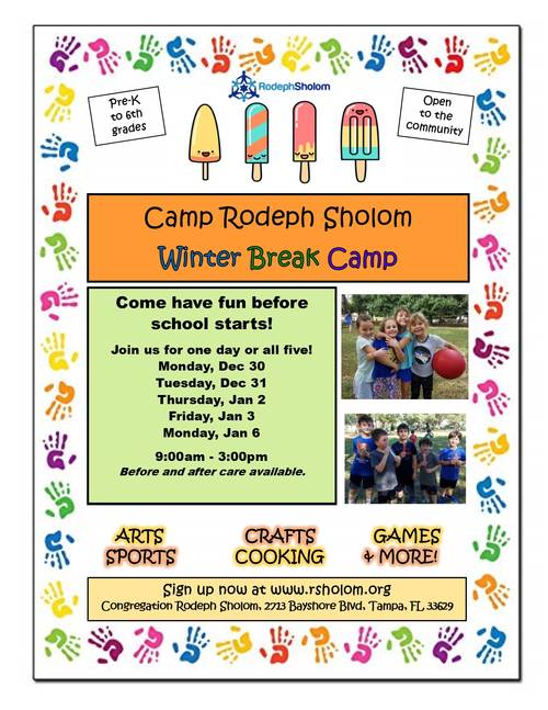 Banner Image for Winter Break Camp Rodeph Sholom